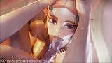 Princess Zelda Sucking The Tip Of A Big Dick snapshot 3