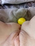 BBW slut nympho-Birthing an Orange 2 snapshot 1