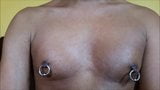 6 gauge nipple rings pecs muscle flex snapshot 7