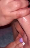 White nails a wet cook with footjob snapshot 4