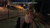 Gagged sissy maid hooker on the street snapshot 7