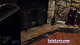 Lelu Love-BLOOPER: There's a squirrel in my fireplace!! :) snapshot 11