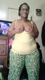 ebony mature gets naked  snapshot 4