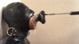 Rubber Pig Throat Fucked by Machine snapshot 7