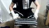 Sissy-Zimmermädchen-Masturbation mit Atemspiel snapshot 2