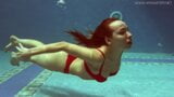 Lina Mercury – Russian big tits pornstar enjoys swimming pool snapshot 10