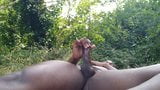 BiBlackUK Cumming In Park snapshot 5