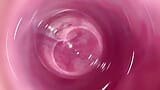 Camera inside my tight creamy pussy, Internal view of my horny vagina snapshot 7