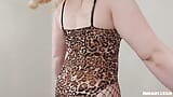 Bielizna Leopard przymierzaj hol 2 z Michellexm snapshot 4