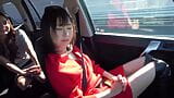 Hauru Yamaguchi & Shuri Hazuki - Watching Each Other, Car Sex snapshot 6