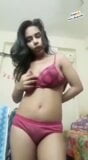 Indian young fingering and pressing big boobs snapshot 3