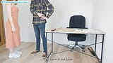 Harter rohrstock von drei schulmädchen im büro des schulleiters snapshot 15