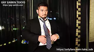 Japanese Gogo Boy Takasabro Suit Masterbation: Gay Porn 0c | xHamster