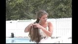 Hannah Super Long Hair Brushing snapshot 5