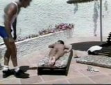 Guy sniffs and cums over unaware sunbathing feet snapshot 4