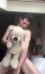 Teddy bear and lots of sperm.