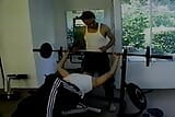 Vintage gym session with two horny fuckers snapshot 1