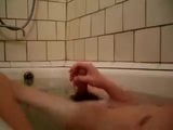 Jerking Off in a Hot Bath snapshot 2