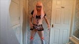 Tranny Pretty Kitty tease play and big facial snapshot 2