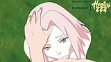 EM PRIMEIRO PLANO - SAKURA DANDO A SASUKE UM BOQUETE (HENTAI NARUTO) snapshot 13