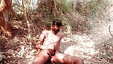 Hotik Rohit masturbates loudly in the jungle full hd Hindi gay sex video snapshot 9