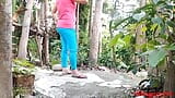 Novia del pueblo tiene sexo con su novio en camiseta roja al aire libre (video oficial por villagesex91) snapshot 2