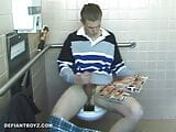 Christian Strokes Cock In Toilet snapshot 10