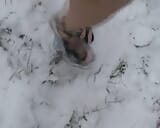 Dildo Fuck in the Snow snapshot 5