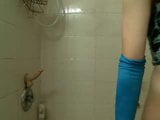 Playing in shower snapshot 12