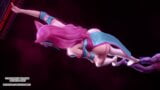 Iu - Lilac Spirit Blossom Ahri Sexy Kpop menari liga legenda hentai tanpa ditapis snapshot 7