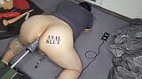 Creaming my huge anal gape for the fuck machine snapshot 13