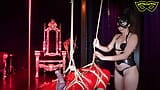 Shibari esclavo debe soportar boca abajo la esclavitud snapshot 7