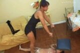 Mature woman jumps on the girl in Heels snapshot 17