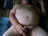 Chubby daddy bear  jerking (no cum) snapshot 2