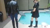 Leather clothes in the pool snapshot 6