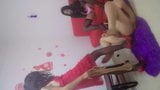 2 Asian Ladyboy Mistresses Dominate Slave snapshot 16