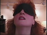 Mature redhead gets blindfolded and pussy played with by dominatrix snapshot 4