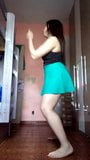 MOV2 (Brazilian Babe With Nice Legs Dances In A Short Skirt) snapshot 8