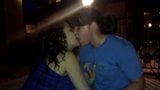 girls kiss in park snapshot 6