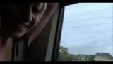 Sex in the train with pretty milf. Cum swallow snapshot 14