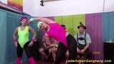 aerobic girls in lederhosen gangbang snapshot 2