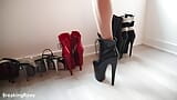 Shoe Fetish Stripper Heel Try on snapshot 15