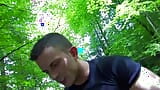 Горячую немецкую крошку с удивительным телом раздалбируют в лесу snapshot 4