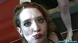 Lusty cumslut Linda Lush revels in bukkake cum snapshot 16