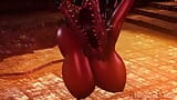 Demon From Agony With Huge Tits and a Perfect Ass Is Chained By the Arms and Legs snapshot 16