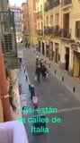 Moving state of the streets of Italy during the quarantine snapshot 3