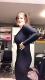 Chica con su nuevo catsuit snapshot 5