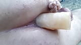 Big Dildo In My Lover's Ass. snapshot 10