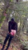 Outdoor fun with my pink dildo snapshot 10