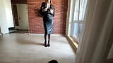 BG. Leather Pencil Skirt. I'm Showing You My New Leather Skirt snapshot 1